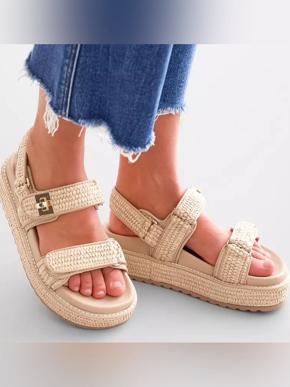 Steve Madden Bigmona Raffia Sandals • WOMENS SIZE 7 - Picture 9 of 9